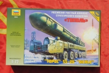 images/productimages/small/Russian Intercontinental Ballistic Missile Launcher TOPOL SS-25 SICKLE Zvezda 5003 voor.jpg